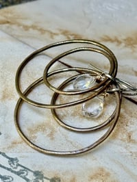 Image 3 of Water drop- brass and sterling/ n67