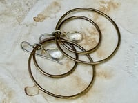 Image 10 of Water drop- brass and sterling/ n67