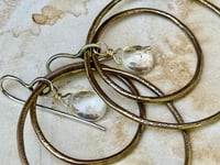 Image 12 of Water drop- brass and sterling/ n67