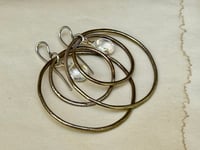 Image 17 of Water drop- brass and sterling/ n67