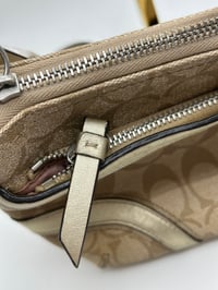 Image 6 of Coach CC Canvas Gold Leather Shoulder/Crossbody Bag