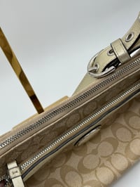 Image 7 of Coach CC Canvas Gold Leather Shoulder/Crossbody Bag