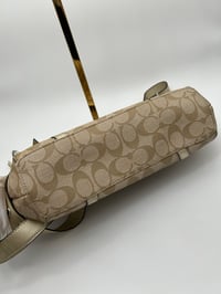 Image 14 of Coach CC Canvas Gold Leather Shoulder/Crossbody Bag