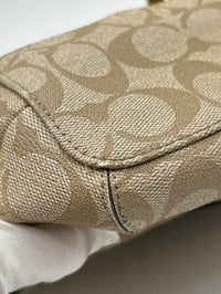 Image 18 of Coach CC Canvas Gold Leather Shoulder/Crossbody Bag