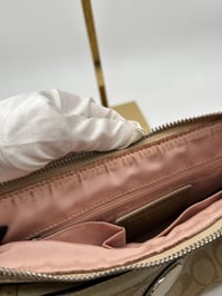 Image 19 of Coach CC Canvas Gold Leather Shoulder/Crossbody Bag