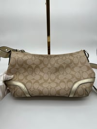 Image 12 of Coach CC Canvas Gold Leather Shoulder/Crossbody Bag