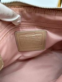 Image 22 of Coach CC Canvas Gold Leather Shoulder/Crossbody Bag