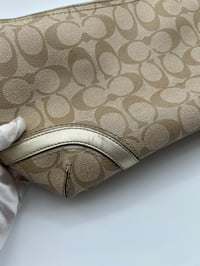 Image 13 of Coach CC Canvas Gold Leather Shoulder/Crossbody Bag