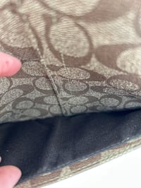 Image 4 of Coach Brown CC Black Leather Shoulder Bag