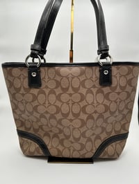 Image 10 of Coach Brown CC Black Leather Shoulder Bag
