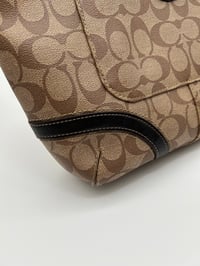 Image 13 of Coach Brown CC Black Leather Shoulder Bag