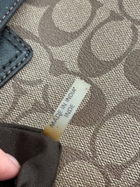 Image 20 of Coach Brown CC Black Leather Shoulder Bag