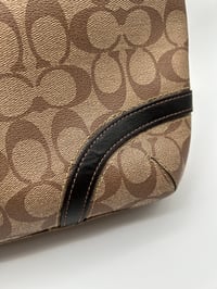 Image 14 of Coach Brown CC Black Leather Shoulder Bag