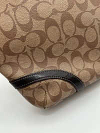 Image 5 of Coach Brown CC Black Leather Shoulder Bag