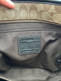 Image 19 of Coach Brown CC Black Leather Shoulder Bag