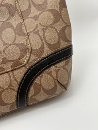 Image 7 of Coach Brown CC Black Leather Shoulder Bag