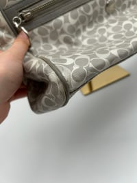 Image 14 of Coach CC Grey Canvas Shoulder/Top Handle Bag