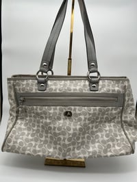 Image 1 of Coach CC Grey Canvas Shoulder/Top Handle Bag