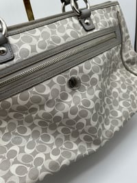 Image 2 of Coach CC Grey Canvas Shoulder/Top Handle Bag