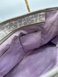 Image 20 of Coach CC Grey Canvas Shoulder/Top Handle Bag