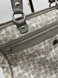 Image 5 of Coach CC Grey Canvas Shoulder/Top Handle Bag