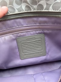 Image 22 of Coach CC Grey Canvas Shoulder/Top Handle Bag