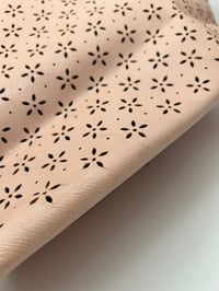 Image 12 of Coach Light Pink Floral Perforated Tote Bag