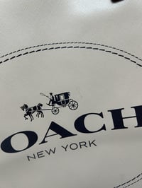 Image 3 of Coach Logo Beige PVC Tote Bag
