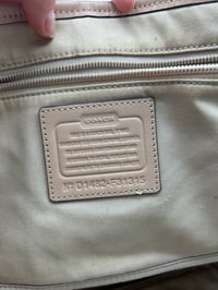 Image 20 of Coach Logo Beige PVC Tote Bag