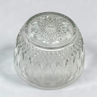 Image 9 of Bonbonnière ou sucrier en verre transparent vintage avec couvercle 1960s  