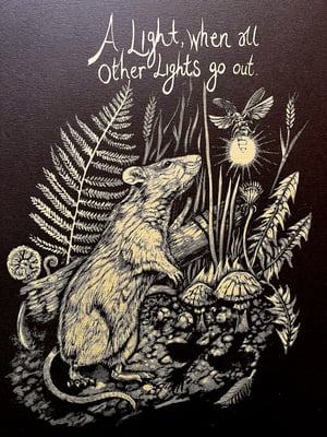 Image of 'A light' signed screen print 