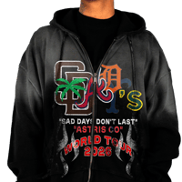 SUN DRIED TOUR HOODIE - BLACK