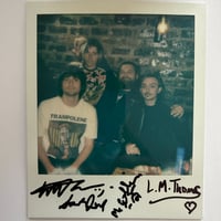Image 3 of Signed backstage Polaroid photo of Trampolene