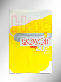 Image 1 of Original Hacienda 7th Anniversary Poster May 1989 for Factory Records