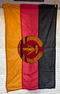 Image 2 of Cold War (East Germany) Official State Flag, German Democratic Republic (GDR) - 38” x 22”