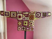 Image 3 of 050 - Medium - Granny Square Lime Raspberry 