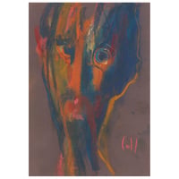 Image 1 of Precipice - Sketchbook Drawing in Soft Pastels on Paper 