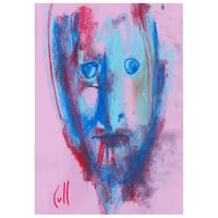 Image 1 of Vertical - Sketchbook Drawing in Soft Pastels on Paper 