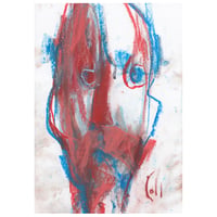 Image 1 of Charles - Sketchbook Drawing in Soft Pastels on Paper 