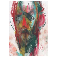 Image 1 of Meadow - Sketchbook Drawing in Soft Pastels on Paper 