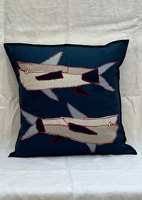 Image 1 of Double Fish 2 Cushion Cover