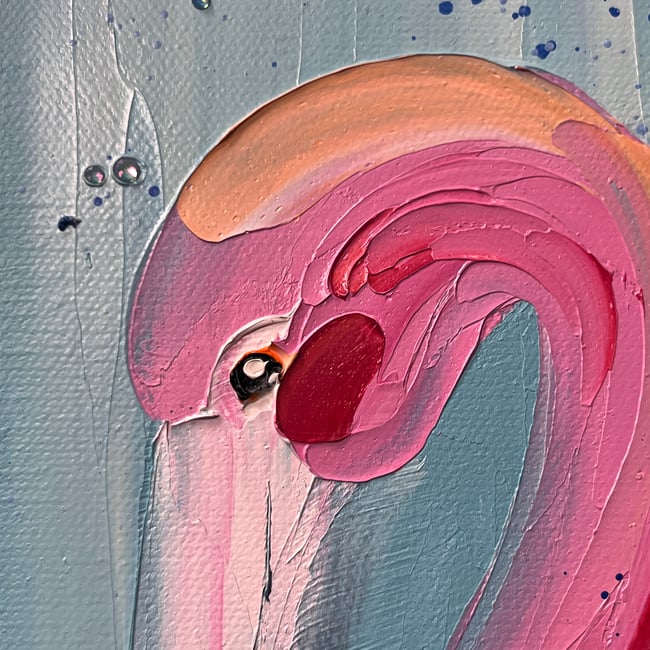 “Feelin’ Bashful” - 6”x12” oil on canvas, ready to ship July 10th!
