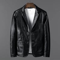 Image 1 of Sullivan Leather Blazer Jacket