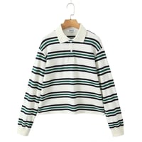 Image 2 of Riviera Striped Polo Shirt
