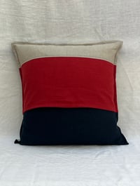 Image 2 of Checkerboard Flowers 1 Cushion Cover