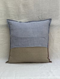 Image 2 of Checkerboard Flowers 2 Cushion Cover