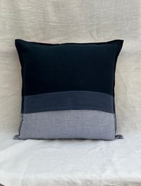 Image 2 of Checkerboard Flowers 3 Cushion Cover