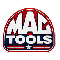 MAC Tools – Vintage Shop Sticker (3" x 2")