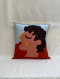 Image 1 of Orange Smoocher Cushion Cover