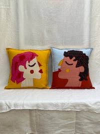 Image 3 of Yellow Smoocher Cushion Cover